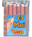 LAPICES COLOR JOVI MAXI CORTOS bolsa  6