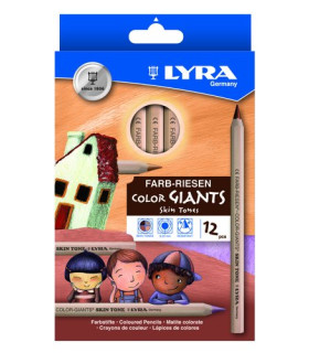 LAPICES COLOR LYRA COLOR GIANTS SKIN 12