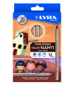 LAPICES COLOR LYRA COLOR GIANTS SKIN 12