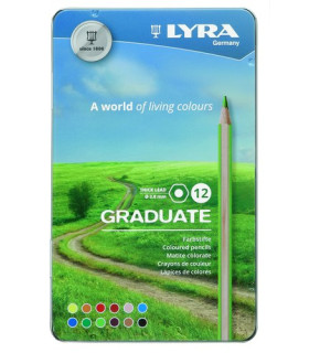 LAPICES COLOR LYRA GRADUATE EST.12