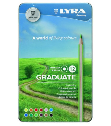 LAPICES COLOR LYRA GRADUATE EST.12