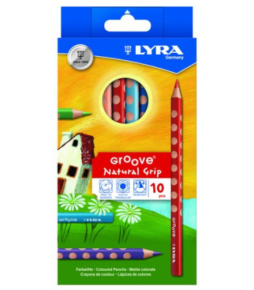 LAPICES COLOR LYRA GROOVE est.10