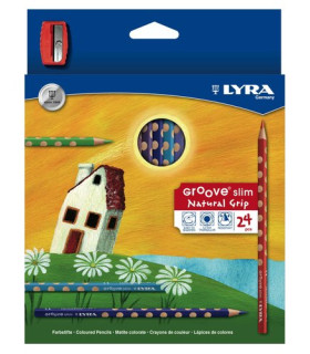 LAPICES COLOR LYRA GROOVE SLIM e.24 c/AF