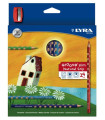 LAPICES COLOR LYRA GROOVE SLIM e.24 c/AF