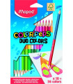 LAPICES COLOR MAPED COLOR PEPS DUO es.18