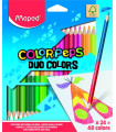 LAPICES COLOR MAPED COLOR PEPS DUO es.24