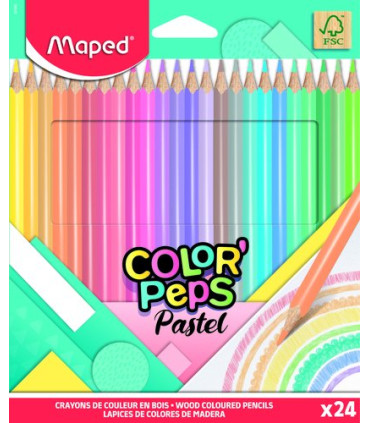 LAPICES COLOR MAPED COLOR PEPS  est.24