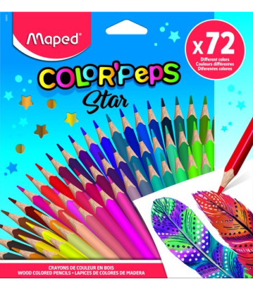 LAPICES COLOR MAPED COLOR PEPS STAR e.72