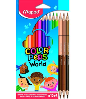 LAPICES COLOR MAPED COLOR PEPS es.12+3