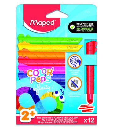 LAPICES COLOR MAPED INFINITY MINI est.12
