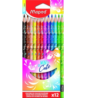 LAPICES COLOR MAPED MINI CUTE  est.12