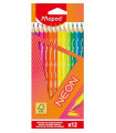 LAPICES COLOR MAPED NEON EST.12