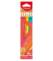 LAPICES COLOR MAPED NEON FSC EST.6