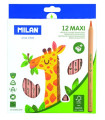 LAPICES COLOR MILAN MAXI TRIANGULA Es.12