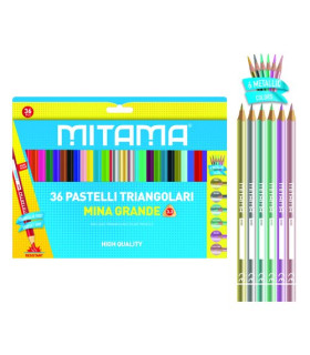 LAPICES COLOR MITAMA TRIANG.C/36