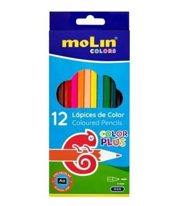 LAPICES COLOR MOLIN HEX. est.12