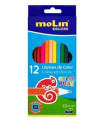 LAPICES COLOR MOLIN HEX. est.12
