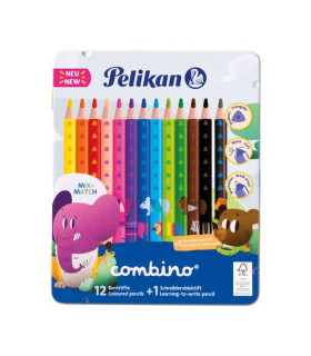 LAPICES COLOR PELIKAN JUMBO TRIANG. e.12