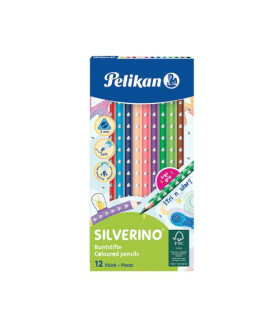 LAPICES COLOR PELIKAN SILVERINO TRI.E/12