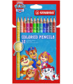 LAPICES COLOR STABILO PAT.CANINA EST.12