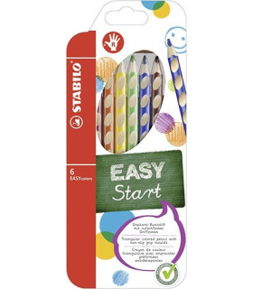 LAPICES COLOR STABILO EASY C. DIESTRO  6