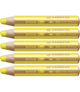LAPICES STABILO WOODY 3 en 1 AM. EST.5