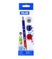 LAPICES MILAN BICOLOR MAXI AZ/RJ C/12