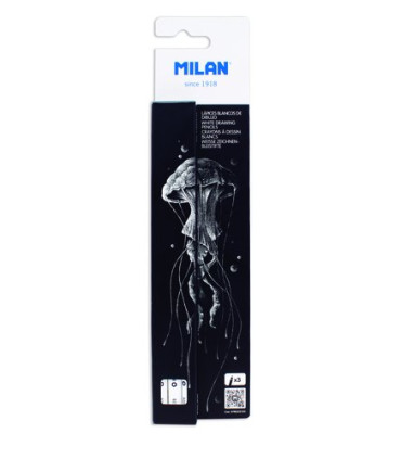 LAPICES MILAN DIBUJO 4 mm BLANCOS EST.3