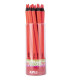 LAPIZ APLI JUMBO FLUOR TRI. ROJO