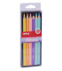 LAPIZ APLI JUMBO PASTEL TRI. P/6