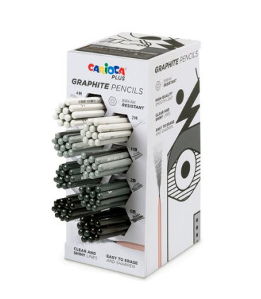 LAPICES GRAFITO CARIOCA PLUS EXP.96