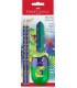 LAPIZ FABER CASTELL HB DINOSAURIO  bl.2