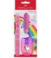 LAPIZ FABER CASTELL HB UNICORNIO bl.2