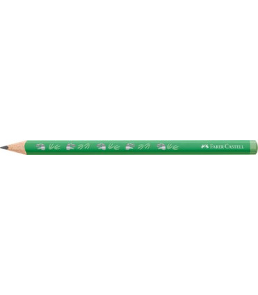 LAPIZ FABER CASTELL JUMBO HB DINO. VERDE