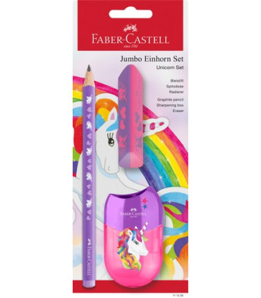 LAPIZ FABER CASTELL JUMBO HB UNIC.bl.2