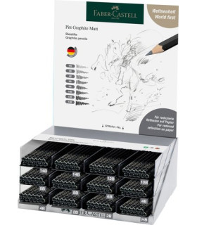 LAPIZ FABER-CASTELL MATE EXPOSITOR DE 14