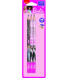 LAPIZ MAPED BARBIE -HB B/6