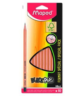LAPIZ MAPED BLACK PEPS - HB B/10