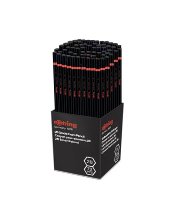 LAPIZ ROTRING 2B MADERA EXAM
