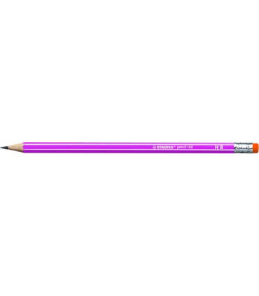 LAPIZ STABILO HEXAG.C/GOMA 2160 HB ROSA