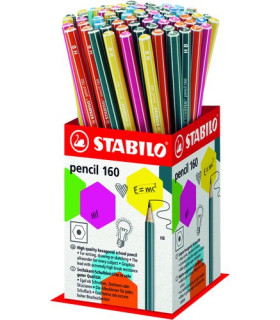 LAPIZ STABILO HEXAGONAL 160 HB EXP.72