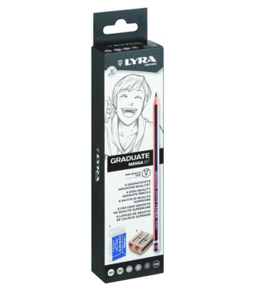 LAPIZ LYRA GRADUATE GRAPHITE MANGA SET 8