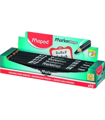 LAPIZ MARCADOR MAPED PIZARRA NEGRO