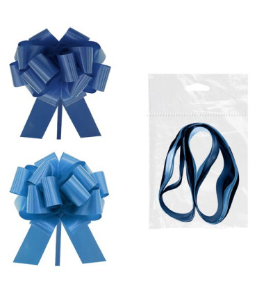 LAZO AUTO. DOHE CHIC AZUL P/2