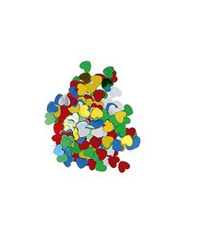 LENTEJUELAS FIXO 50GR. CORAZONES SURTIDO