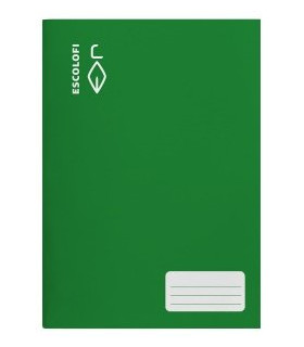 LIBRETA ESCOLOFI A4 16h PT. 3,5 70g VERD