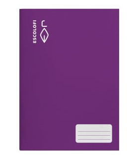 LIBRETA ESCOLOFI A4 32h CD.3 70g VIOLETA