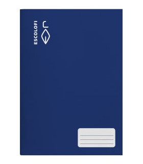 LIBRETA ESCOLOFI A4 32h CD.4 70g AZUL