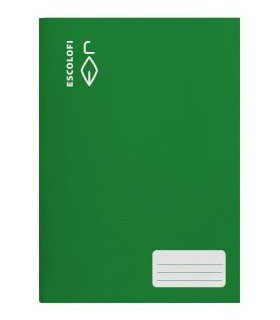 LIBRETA ESCOLOFI A4 32h LISO 70g VERDE