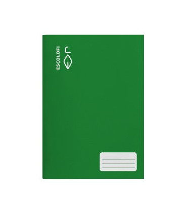 LIBRETA ESCOLOFI A4 32h MILIM. 70g VERDE